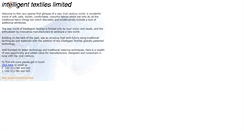 Desktop Screenshot of intelligenttextiles.com